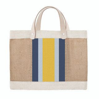 Mini Market Tote - Yelow Strp