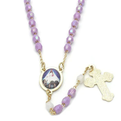 Caridad del Cobre Rosary necklace 18â€