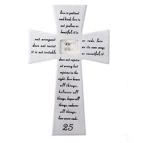 25TH ANNIVERSARY WALLCROSS LOVE NEVER FAILS
