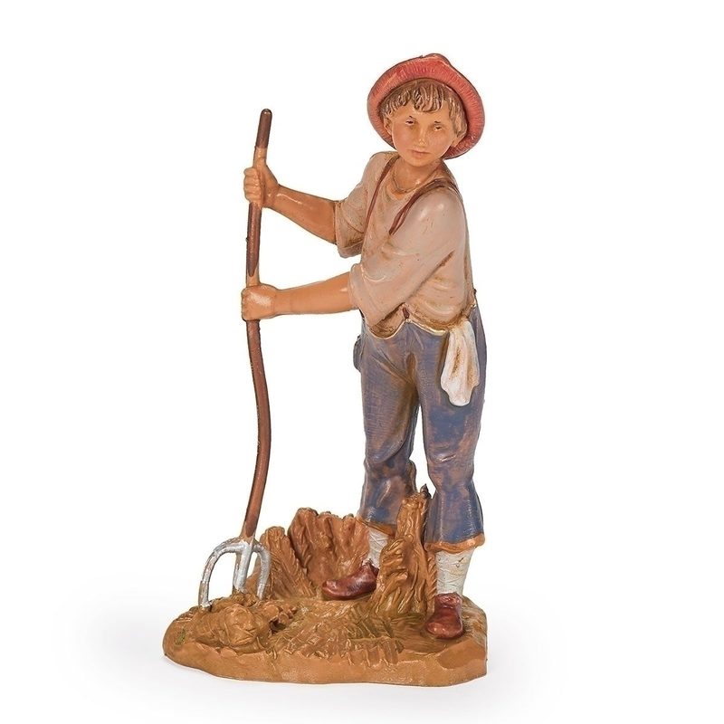 Scale Jamie, Boy Farmer Nativity Figure