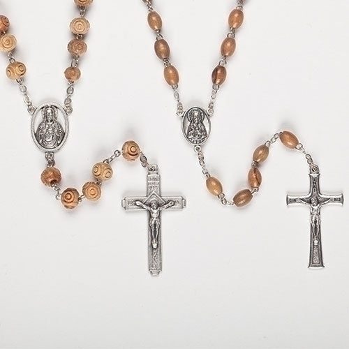 2 ASST OLIVEWOOD ROSARY