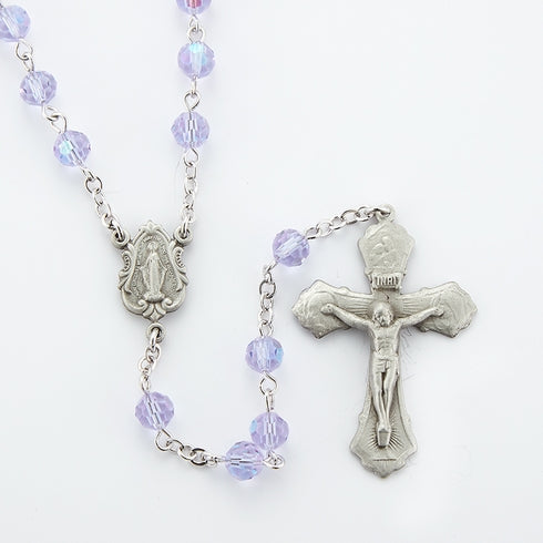 Alexandrite Aurora Borealis New England Pewter Rosary