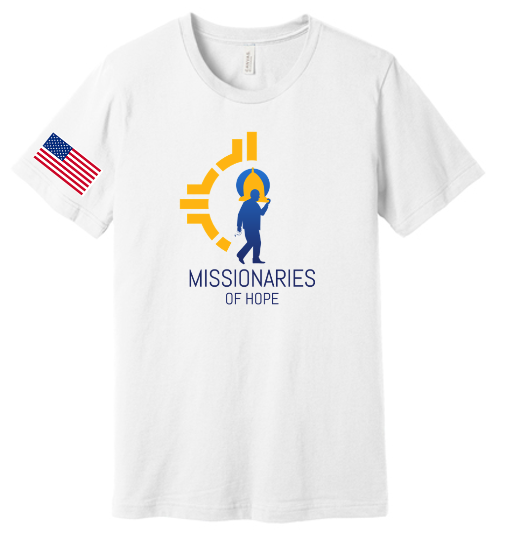 Missionaries of Hope - USA - T-Shirt - Faith-Inspired Apparel