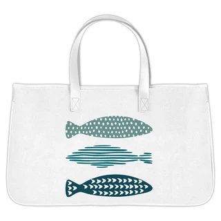 Canvas Tote - Three Fishes