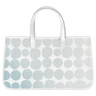 Canvas Tote - Blue Dots