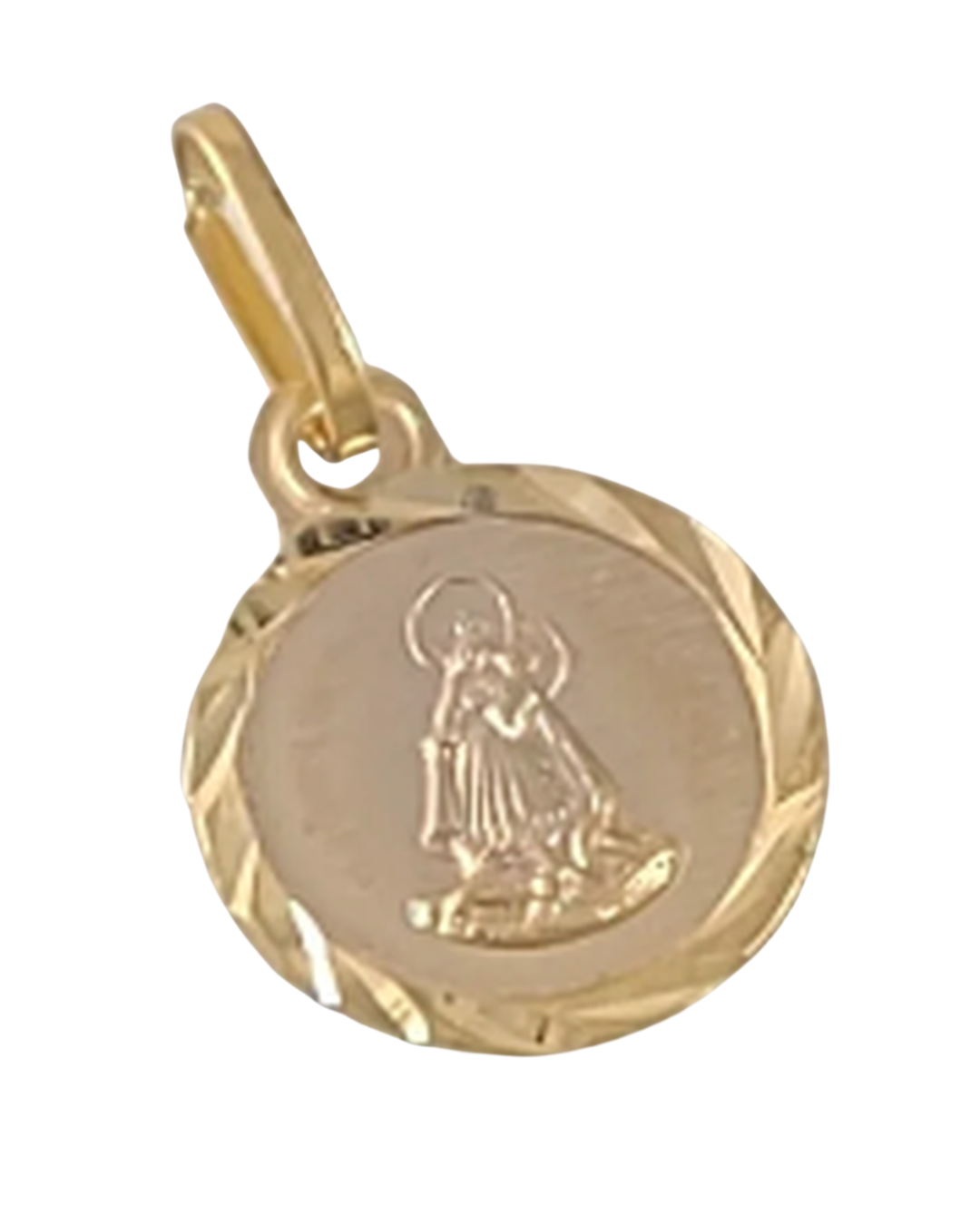 14 K Gold Medal Virgin Mary (11mm)