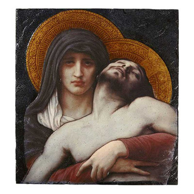 Boug: Pieta Tile Plaque