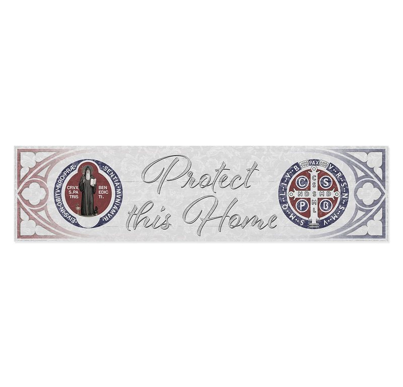 11 x ooden Door Blessing Plaque - Our Lady of Guadalupe