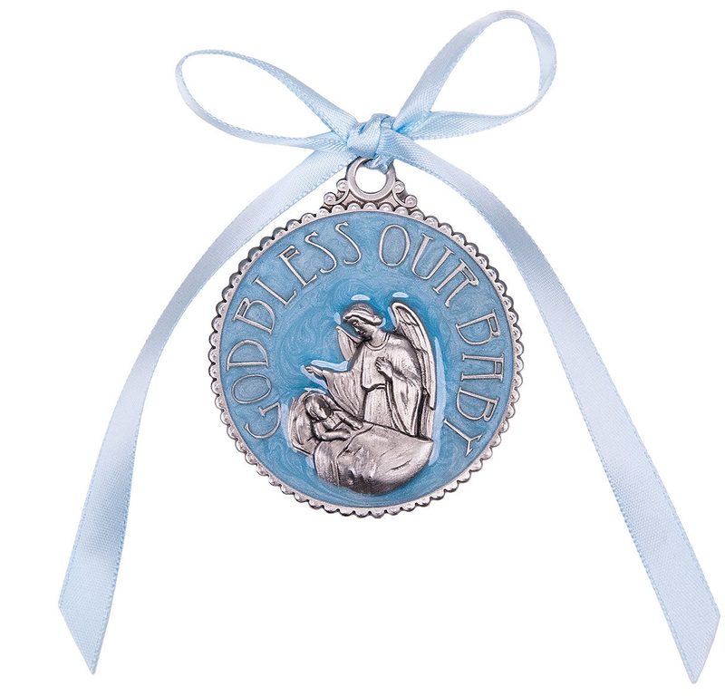 Crib Medal Gift Boxed - Pink
