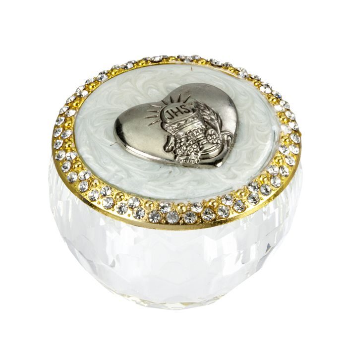 Communion Round Glass Box
