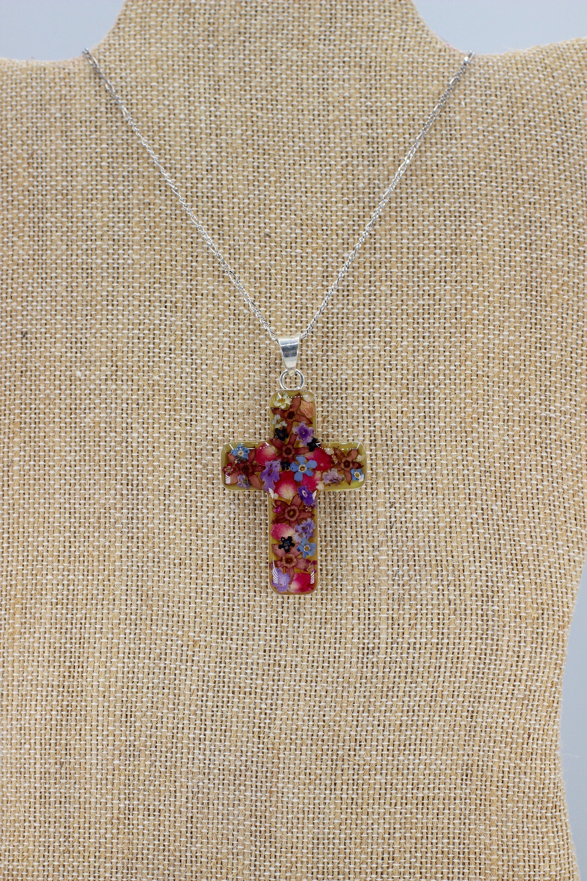 Cross with Flowers - Guadalupe Collection