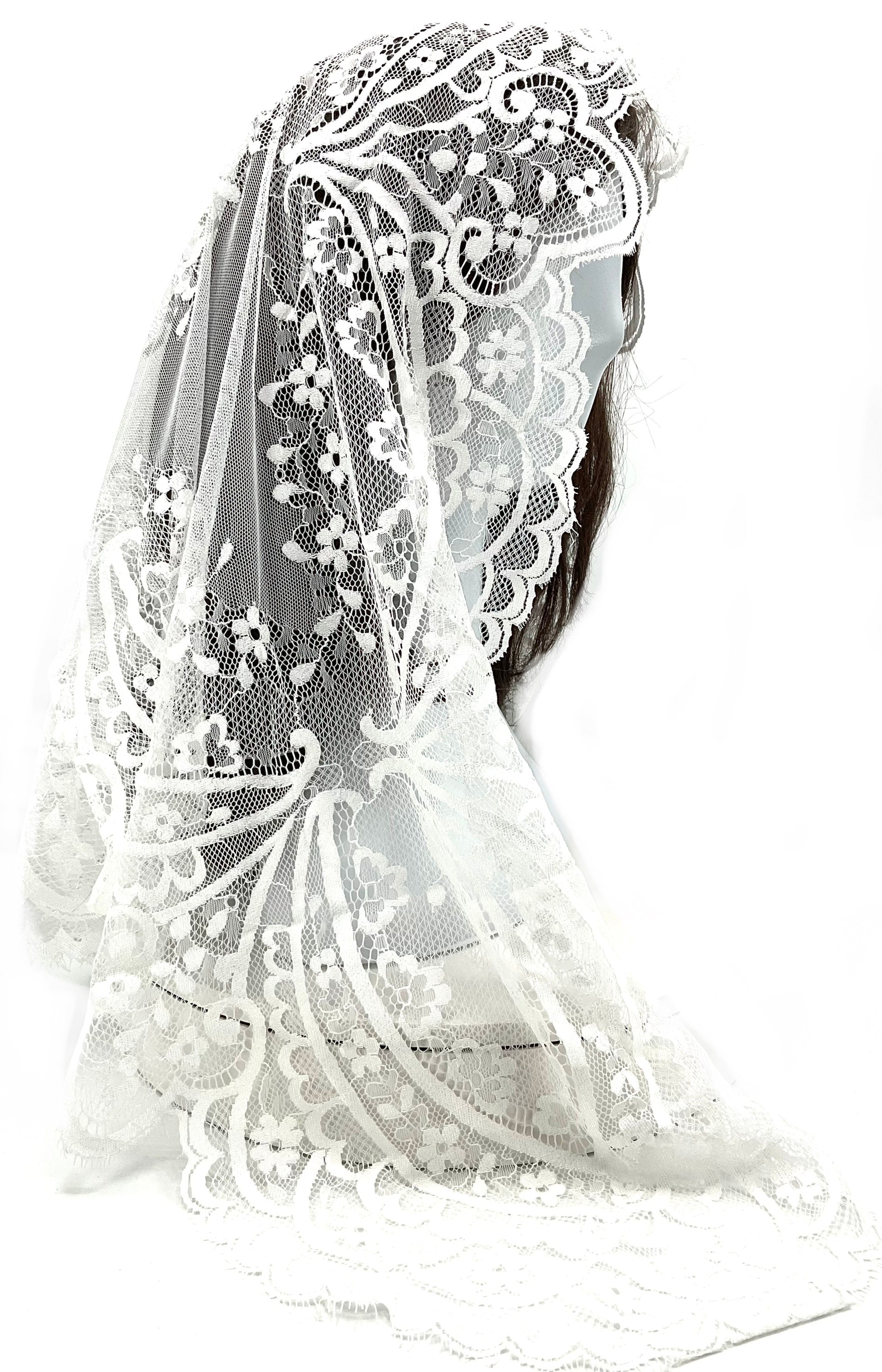 Spanish Church Veil 4' x 2' code: 101