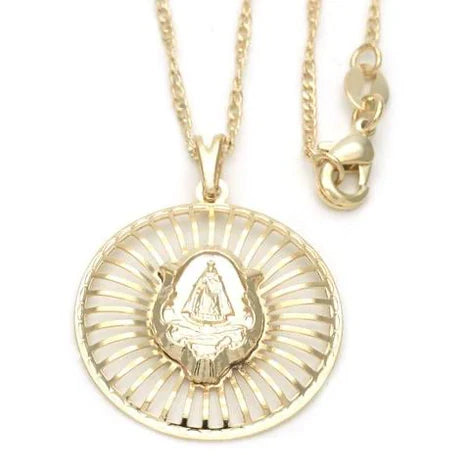 Virgin Mary medal with 18â€ chain