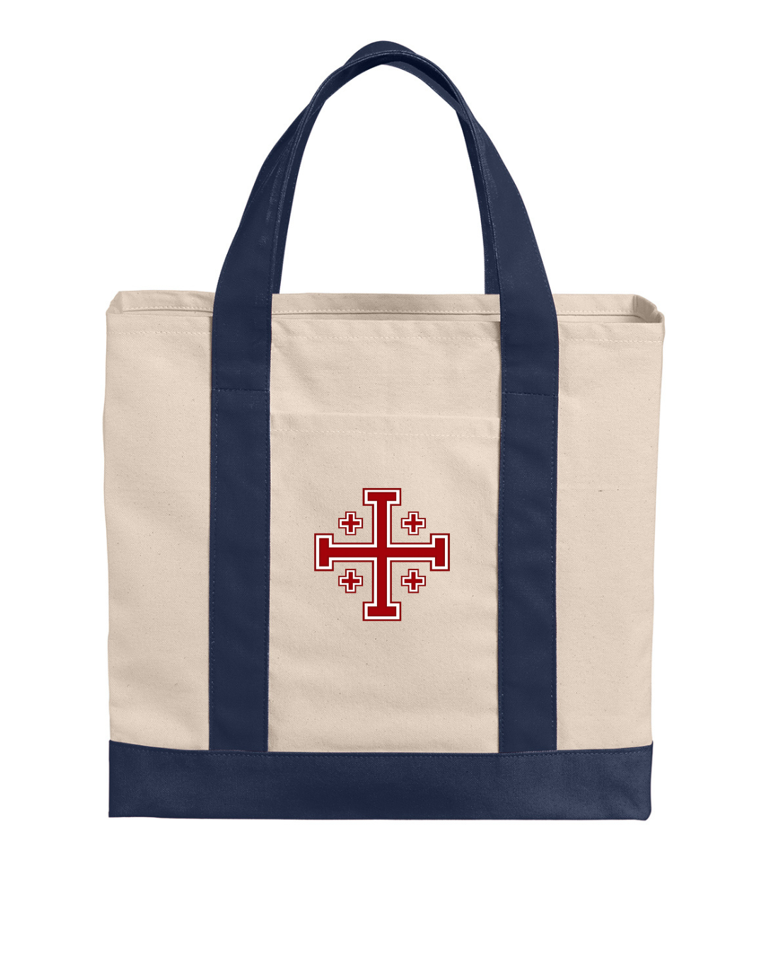 Saint Edmond Cotton Canvas Two-Tone Tote Bag