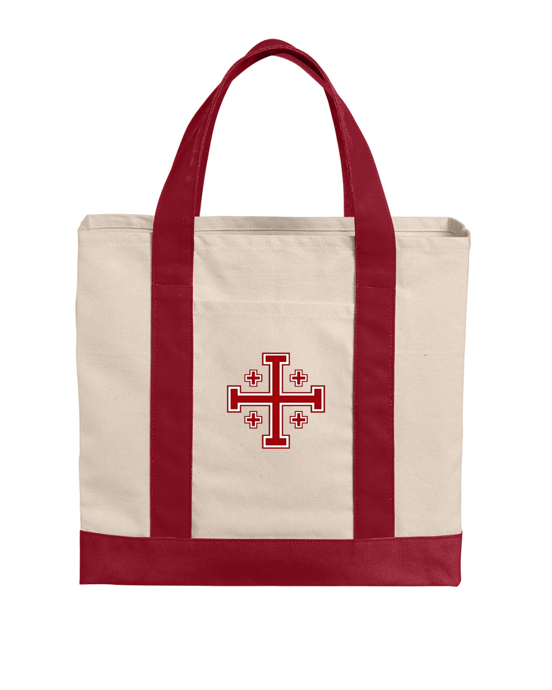 Saint Edmond Cotton Canvas Two-Tone Tote Bag