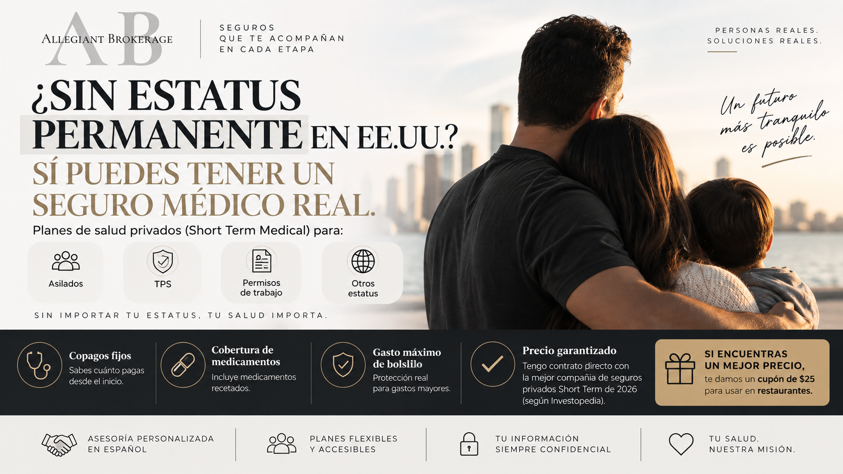 Seguro Médico Privado para Personas sin Estatus Permanente