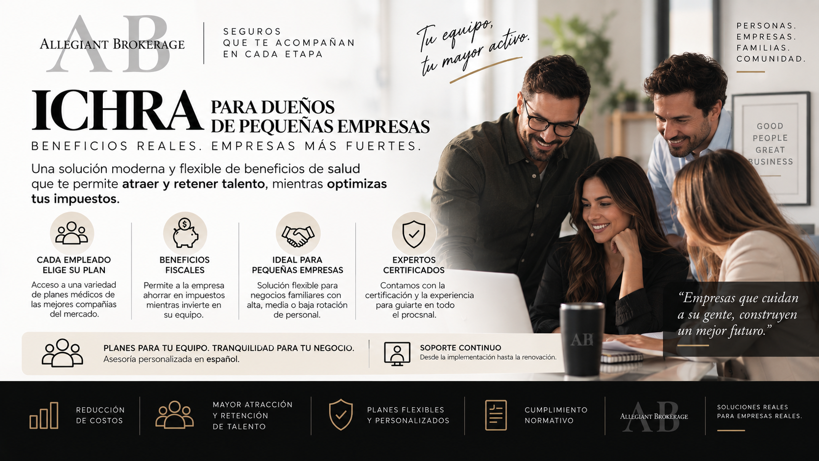 ICHRA – Seguro Médico para Empleados de Pequeñas Empresas